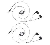 GALPADA 2pezzi Auricolare Filo Retrattile Cuffie Retraibili per Giochi Cuffie Retrattili per Laptop Auricolari Ear Cablati Leggeri