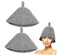 GALPADA 2pezzi Cappello Sauna in Spesso Cuffia Bagno Traspirante Per Sauna Accessorio Per Donna Copricapo Comodo Per in