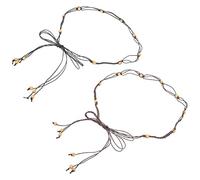 GALPADA 2pezzi Cintura Di Corda Per Donna Cintura Vita Alta Media o Bassa Per Outfit Vari Per Definire La Vita