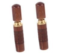 GALPADA 2pezzi Contenitore per Aghi in Legno Scatola Porta Ago per Cucire Tubi per Riporre Aghi da Ricamo da Cucito per Lavori Artigianali