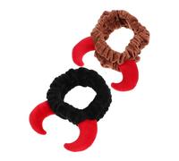 GALPADA 2pezzi Fascia Per Capelli in Tessuto Con Corna Copricapo Per Lavaggio Del Viso Trucco Spa e Uso Quotidiano