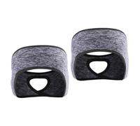 GALPADA 2pezzi Fascia Per Testa Con Foro Per Codino e Paraorecchie Caldi Accessorio Comodo Per Escursionismo Ciclismo e Sport All Aperto Per Mantenere Calde Le Orecchie Inverno