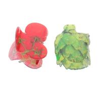 GALPADA 2pezzi Fermaglio Per Capelli Forma Di Pomodoro Piccolo Accessori Per Capelli Tema Vegetale Per Donna Forma Di Verdure Per Bambina Uso Quotidiano