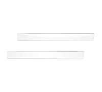 GALPADA 2pezzi Guide Mattarello in Acrilico Riutilizzabili per Misurare Spessore Impasto Strisce Resistenti e Stabili per Pasta Pizza e Pane Strumenti Precisi per Cottura Professionale