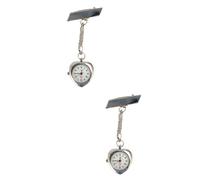 GALPADA 2pezzi Orologio Da Infermiere Classico Pendolo Con Design Cuore Orologio Medico Per Dottori e Per Uso Quotidiano e Regali Professionali