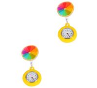 GALPADA 2pezzi Orologio Da Infermiere Telescopico Unico Orologio Pendolo Da Appendere Per Decorazioni Design Semplice e Pratico Per Medici e Studenti Per Uso Quotidiano