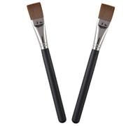GALPADA 2pezzi Pennello Per Applicatore Multiuso Per Fondotinta e Maschere Viso Realizzato in Fibre Artificiali e Legno