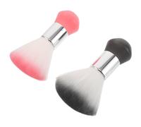 GALPADA 2pezzi Spazzola Per Pulizia Del Collo Viso Strumento Per Barbieri e Saloni Di Bellezza Setole Morbide Design Ergonomico Per Comfort