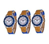 GALPADA 3 Orologi Da Polso Da Ragazzo E Da Ragazza Dal Design Unico Quarzo Con Cinturino in Nylon Eleganti Per Ragazzi E Ragazze