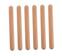 GALPADA 3 paia Claves in Legno Massello per Bacchette Percussione per Sviluppo Ritmo e Musicale Strumento Educativo per Principianti Ragazzi e Ragazze