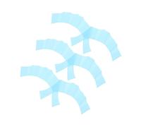 GALPADA 3 paia Guanti da Nuoto Palmati in Silicone per Allenamento di Paddles Mano Curvi per Nuoto Tecnico Miglioramento Tecniche e Confidenza e Immersioni Colore Lago Blu