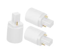 GALPADA 3 pezzi Adattatore Portalampada Convertitore Base Lampadina Gd Pin per LED Adattatore Presa Lampada Sicuro e Durevole per Casa Ufficio e Negozi