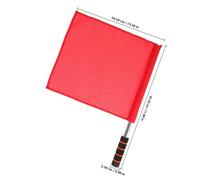 GALPADA 3 pezzi Bandiere Segnali da Gara per Arbitri Multiuso con Manico Antiscivolo Bandiere da Comando Gialle Rosse e Bianche ad Alta Visibilità per Eventi Sportivi e Traffico