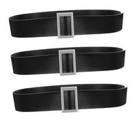 GALPADA 3 Pezzi cintura nera cintura per costumi tutto-fiammifero accessori per costumi natalizi natalizi di Babbo Natale uomo accessorio costume da Babbo Natale pelle