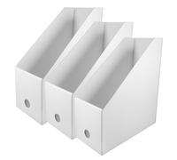 GALPADA 3 pezzi Organizer Documenti da Scrivania in Carta Portadocumenti Verticale per Ufficio e Studio Supporto Portariviste e Cartelle Moderno ed Elegante