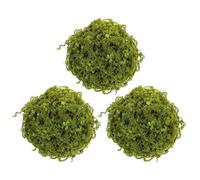 GALPADA 3 Pezzi Piante Finte da Appendere Sfera Topiaria Artificiale Verde in Plastica Palline Decorazione per Casa e Matrimonio Facili da Curare Senza Appassire