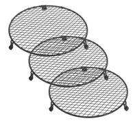 GALPADA 3 Pezzi Protezione Rete Lampada Riscaldante per Rettili 14,3 Cm Copertura Gabbia di Sicurezza in Metallo per Terrari e Recinti, Protezione Antiscottatura per Habitat Rettili