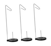 GALPADA 3 Pezzi Supporto per Bobina Filo Cucito con Base Plastica Stabile Portarocchetto Singolo Girevole per Coni Grandi Compatibile con Macchine da Cucire e Ricamo per Uso Domestico e