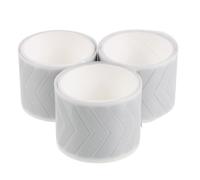 GALPADA 3 Rotoli Nastro Riflettente Adesivo Argento Film Termoadesivo Resistente al Lavaggio per Abbigliamento e Giacche per Abbigliamento Sportivo e Progetti Creativi DIY