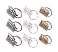 GALPADA 30 pezzi Portachiavi Fai da Te e Clip per Tessuti per Lanyard e Accessori Artigianali Resistente e Duraturo per Cinghie e Borse