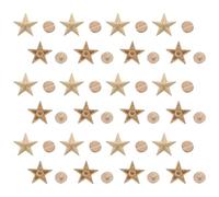 GALPADA 30 Set Rivetti a Stella a Cinque Punte Facili da Installare e Delicati sulla Pelle in Lega di Zinco Oro da 16mm Vite in Ferro da 4mm per Artigianato e Riparazione di Borse