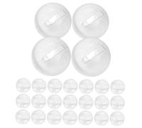 GALPADA 30pezzi Giocattoli Sonaglio Per Ragazzo Ragazza Ragazza Sonagli Trasparenti e Misto Campanelli Di Plastica Inserti Per Giocattoli Per Ragazzo e Animali Domestici Confezione