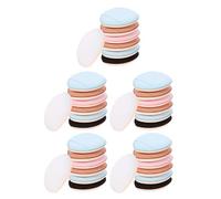 GALPADA 35 Pezzi Mini Puff per Trucco a Goccia Idrofilo Non in Lattice con Custodia Individuale e Cinturino, Portatile per Distribuzione Uniforme del Fondotinta in Viaggio e Colore Casuale