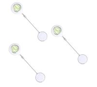 GALPADA 3pezzi Badge Reel Pocket Watch Luminous for Nurses and Students Creative Clip Pocket Hanging Watch Accurate Timekeeping and Lightweight Design for Easy Carrying