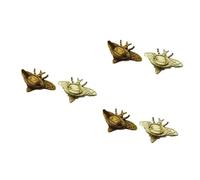 GALPADA 3pezzi Chiusura Antica Per Borse Con Motivo Ape Oro Per Scatole Portagioie e Mobili Facile Installazione Con Predefiniti
