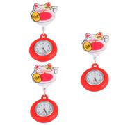 GALPADA 3pezzi Orologio Da Infermiere Telescopico Orologio Pendolo Con Clip Per Medici e Studenti Design Pratico e Leggero Per Decorazione e Utilizzo Quotidiano