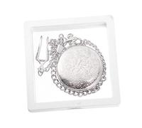 GALPADA 3pezzi Orologio Da Tasca Retro Con Design Fiore Orologio Pendolo Creativo Stile Vintage Con Movimento Al Per Outfit Eleganti e Occasioni Speciali