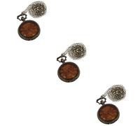 GALPADA 3pezzi Orologio Da Tasca Vintage Con Mappa Del Mondo Orologio Retro Per Uomini e Donne Per Papà e Nonno