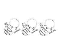GALPADA 3pezzi Portachiavi Keychain Decorativo Per Laureati Commemorativo Per Studenti Portachiavi Per Borse e Souvenir Diploma Maturità