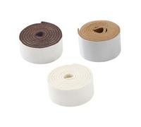 GALPADA 3rotoli Nastro in Feltro Autoadesivo Tagliabile per Mobili e Sedie per Casa Antirumore Antiurto Antiscivolo Antiusura Antigraffio Protegge Pavimento da Danni