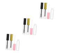 GALPADA 3sets Tubetti Vuoti Per Cosmetici Contenitori Ricaricabili Per Mascara Eyeliner e Lip Gloss Con Applicatori Design Trasparente e Sicuro Perfetti Per Makeup e Viaggi