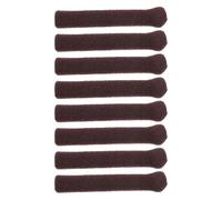 GALPADA 4 Paia di Cuscinetti Antiscivolo per Orecchie in Filato di Lana Marrone, Accessori per Occhiali Comodi e Facili da Mantenere, per Occhiali da Vista