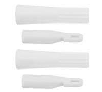 GALPADA 4 Pezzi Accessori per Tende Bacchetta Cieca Verticale in Plastica Bianca Manico Resistente e Gancio per Tende a Rullo