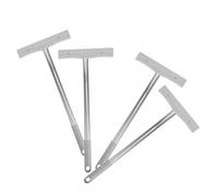 GALPADA 4 Pezzi Asta Segnaletica Portatile in Acciaio Inossidabile Resistente e Non Deformabile per Esposizioni e Riunioni Sportive Supporto per Cartello Facile da Usare