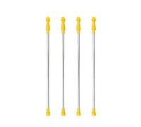 GALPADA 4 pezzi Asta Spruzzatore Estensibile in Acciaio Inossidabile per Spruzzatore Agricolo Prolunga Ergonomica per Spruzzo di Precisione in Orto e Giardino