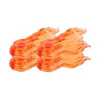 GALPADA 4 Pezzi Building Blocks e figure Accessori blocchi da costruzione per a piccolo effetto decorazione a figure di persone per plastica Arancia