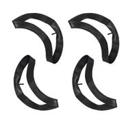 GALPADA 4 Pezzi Camera D’Aria per Bici, Kit Riparazione, Gomma Nera | Bici e Bici da Corsa, Struttura Robusta, Resistente All’usura e Forature, Kit Incluso