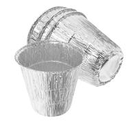 GALPADA 4 Pezzi Fodere Monouso in Alluminio da 830ml per Secchi di Grasso Barbecue, Resistenti al Calore per Picnic e Grigliate All'aperto
