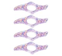 GALPADA 4 pezzi Porta Pagina Libro Anello in Resina per Lettura Comoda una Mano Fermapagine Pratico e Decorativo per Studenti e Appassionati di Libri