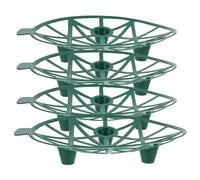 GALPADA 4 Pezzi Supporto Anguria e Supporto Meloni da Giardino, Plastica Verde, Rotondo, per Coltivazione in Giardino, Accessori per Sostenere i Frutti Lontano dal Suolo
