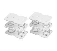 GALPADA 4 pezzi Supporto Molla per Scatola Salviette Design Nordico Regolabile per Soggiorno e Sala da Pranzo Staffa Elastico Interno per Fazzoletti Sollevamento Automatico Elegante e