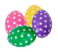 GALPADA 4 Pezzi Uova di Pasqua Gonfiabili Giganti in PVC Decorazioni Pasquali Versatili e Riutilizzabili per Giardino e Centri Commerciali