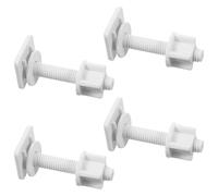 GALPADA 4 Pezzi Viti di Montaggio per Sedile del Wc in Abs Bianco, Facili da Installare e Resistenti alla Deformazione, Accessori per Riparazione e Sostituzione del Copriwater