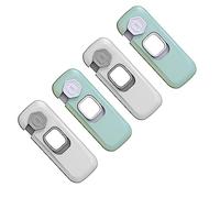 GALPADA 4 Proofing Cabinet Lock e Resistente Chiusura Sicurezza per Protezione Pizzicamento Adatta per Armadi e Frigoriferi Facile Installazione e Affidabilità