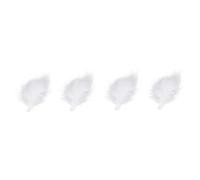 GALPADA 4 Pz molletta di mollette da donna per accessori per bianchi elegant hair clips hair bow fermagli per da donna fermaglio per da signora piuma bianca