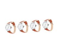 GALPADA 4 Pz Orologio quarzo con figura di gattino ornamento dell'orologio orologio da polso da donna adornare orologi da polso orologi da donna guarda per la femmina Brown